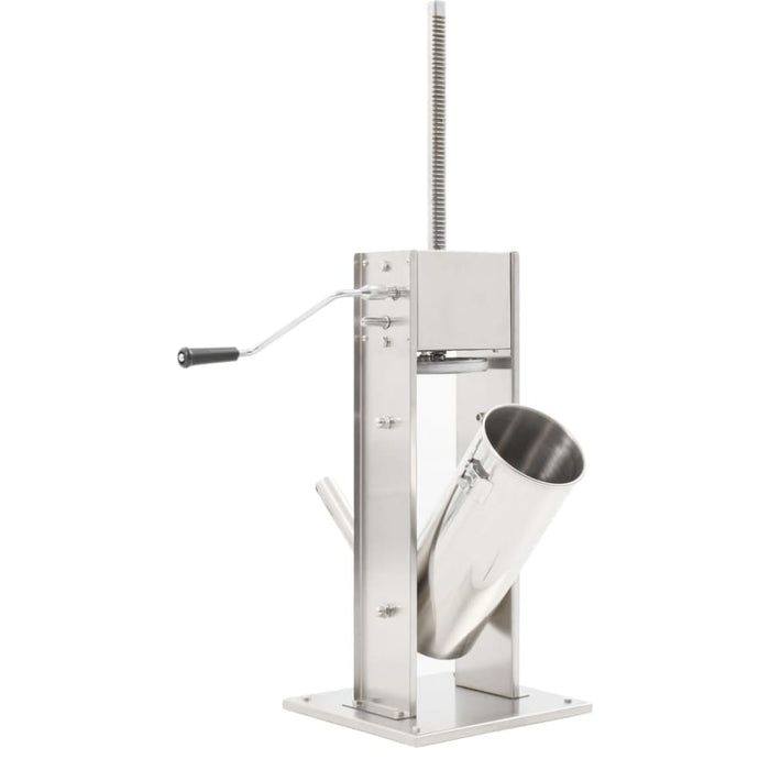 Manual Sausage Stuffer Silver 5 l Stainless Steel Pbklx