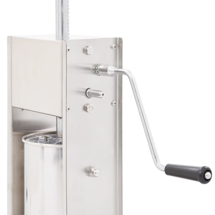 Manual Sausage Stuffer Silver 5 l Stainless Steel Pbklx