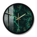 Marble Pattern Green Nordic Wall Clock Living Room