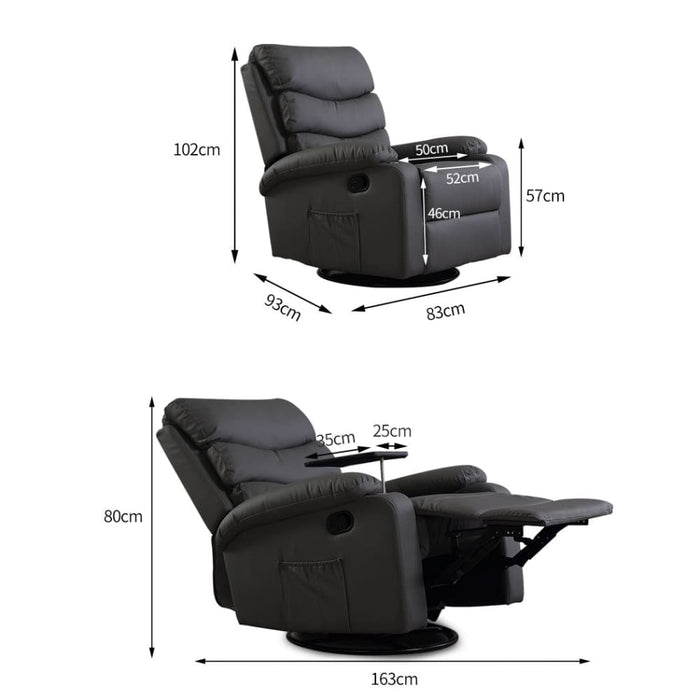 Massage Chair Recliner Chairs Heated Lounge Sofa Armchair