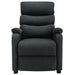 Massage Recliner Dark Grey Fabric Txoxxi