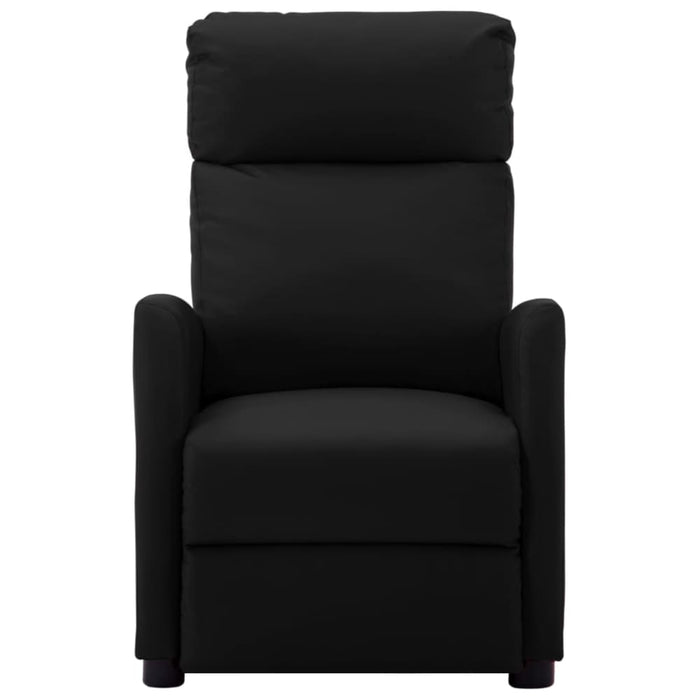Massage Reclining Chair Black Faux Leather Xnkixt