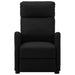 Massage Reclining Chair Black Faux Leather Xnkixt