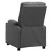 Massage Reclining Chair Light Grey Fabric Ttkoox
