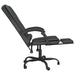 Massage Reclining Office Chair Black Faux Leather Taklli