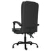 Massage Reclining Office Chair Black Faux Leather Taklli