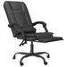Massage Reclining Office Chair Black Faux Leather Taklli