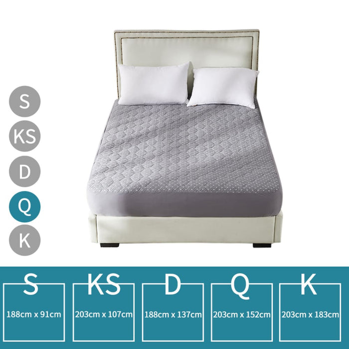 Goslash Picks Mattress Protector Topper Bamboo Charcoal