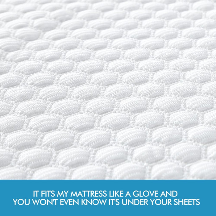 Mattress Protector Topper Polyester Cool Fitted Cover