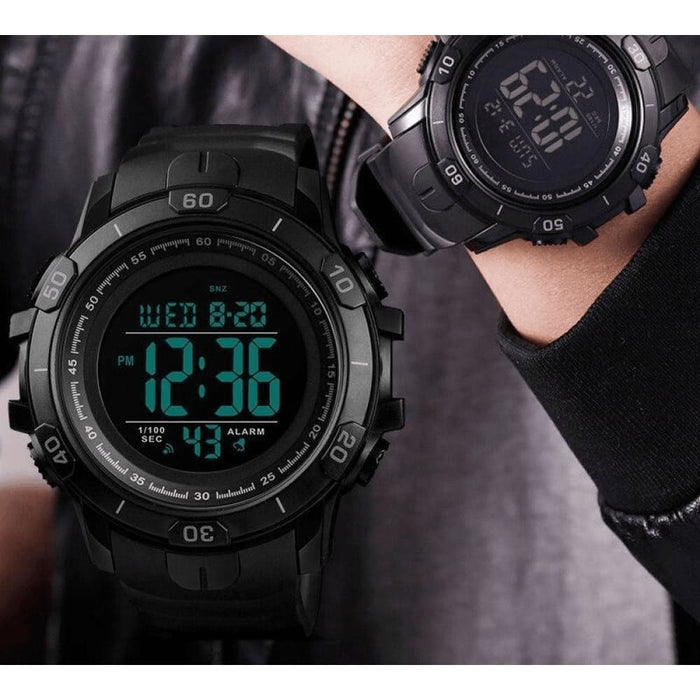 Men’s Digital Waterproof Military Alarm Clock Wristwatches