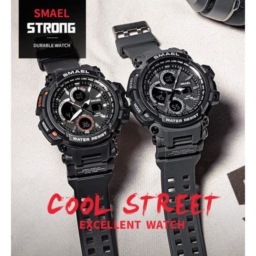 Men’s Multi - functional Dual Time Display Sport Wrist Watch