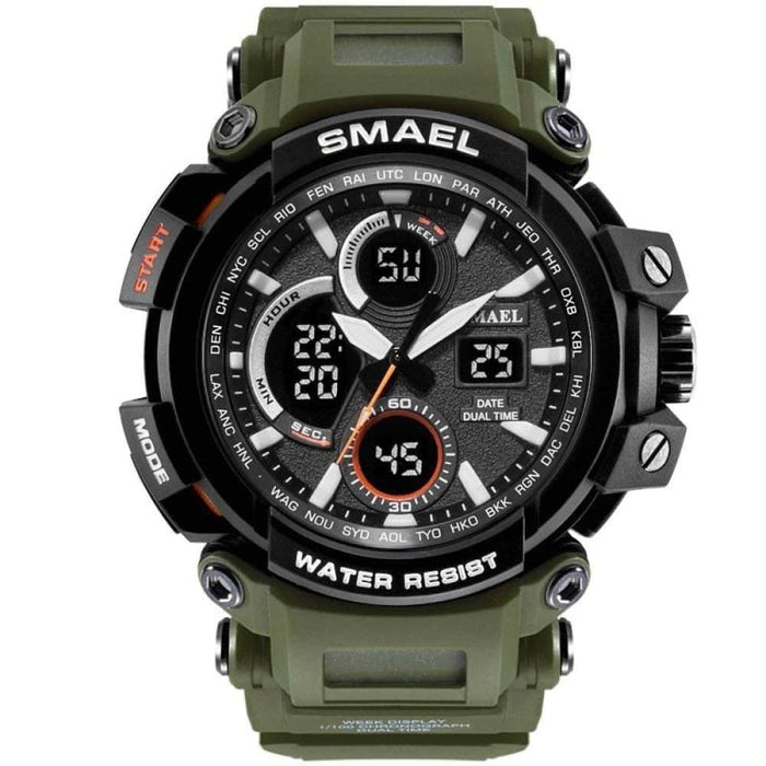 Men’s Multi-functional Dual Time Display Sport Wrist Watch