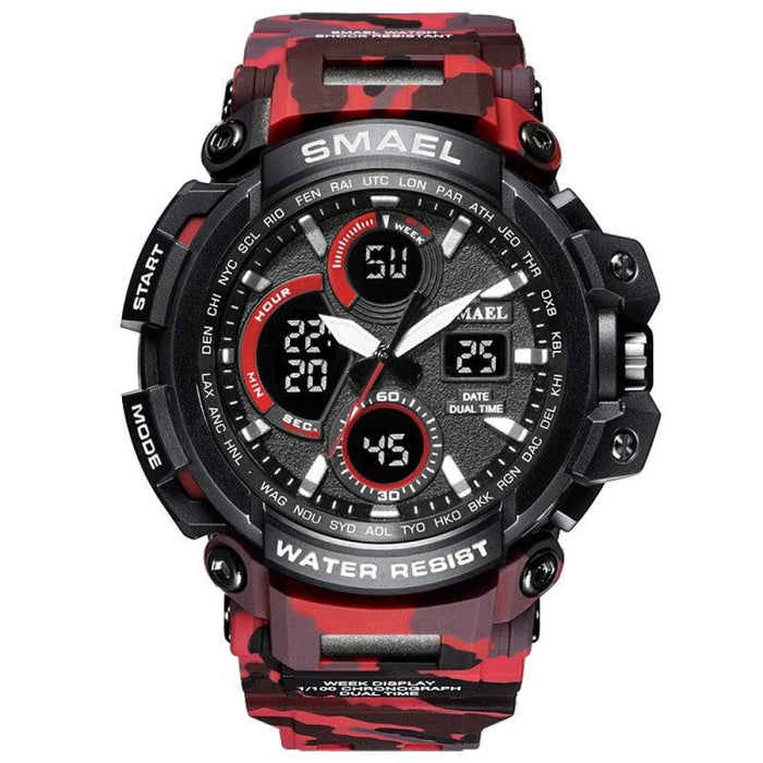 Men’s Multi-functional Dual Time Display Sport Wrist Watch