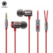 Metal 3.5mm Stereo Bass In - ear Wired Earpiece With Mic