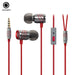 Metal 3.5mm Stereo Bass In-ear Wired Earpiece with Mic