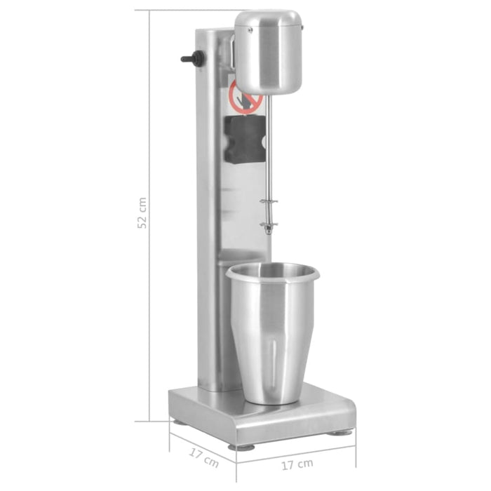 Milkshake Mixer Stainless Steel 1 l Poaaa