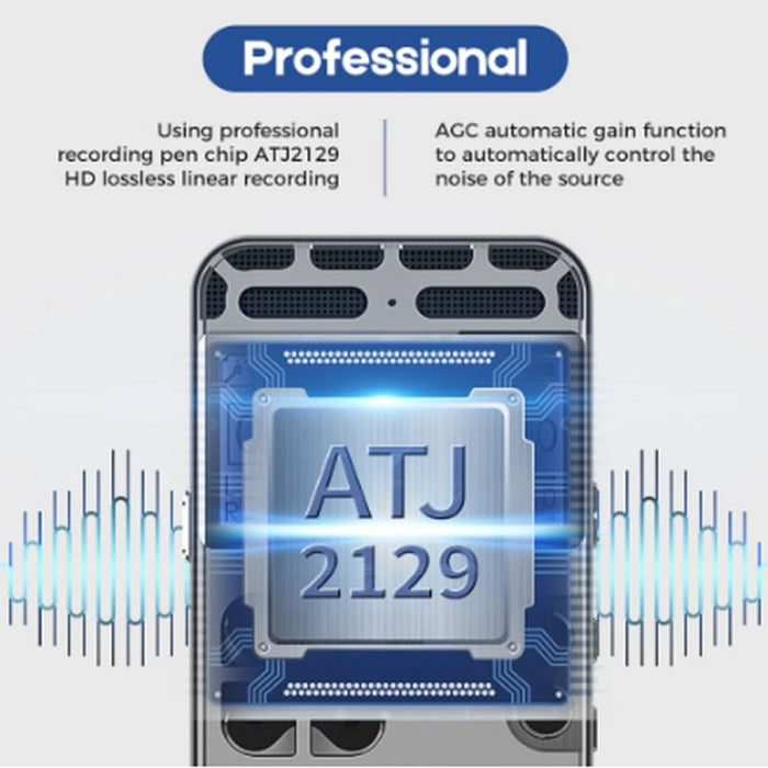 Mini Mp3 Digital Voice Audio Recorder Sound Control Noise