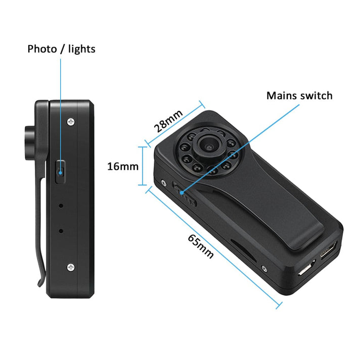 Mini A6 Digital Voice Video Recorder Camera