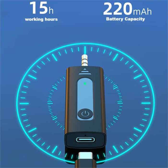 Mini Lavalier Lapel Microphone with 3.5mmaux Connector