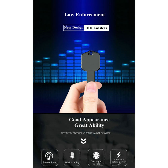 V7 Mp3 Mini Noise Reduction Key Voice Audio Pen Recorder