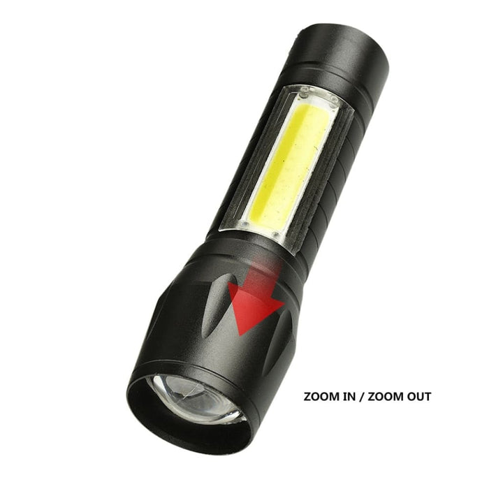 Mini Z20 Portable Usb Charging Led Flashlight With Side