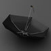 Mini Portable Windproof Five Folding Umbrella