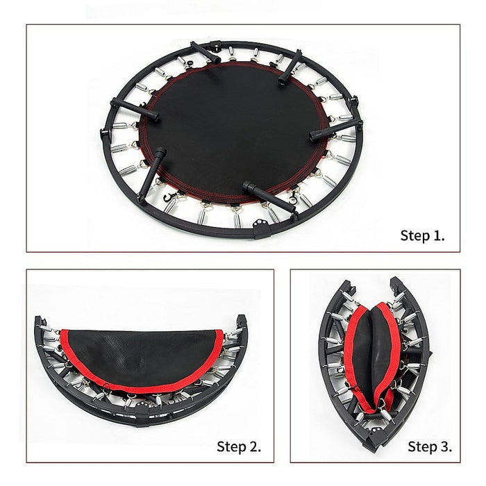 Mini Rebounder Trampoline with Handle Rail