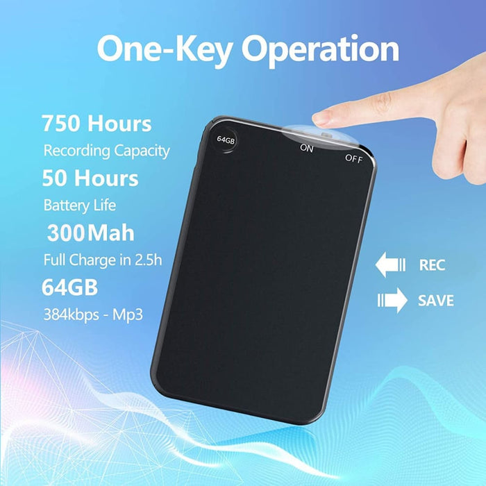 Mini Super Thin V15 300mah Usb Flash Digital Voice Audio