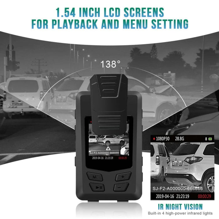 A23 Mini Wearable Police Body 1080p Dvr Video Security