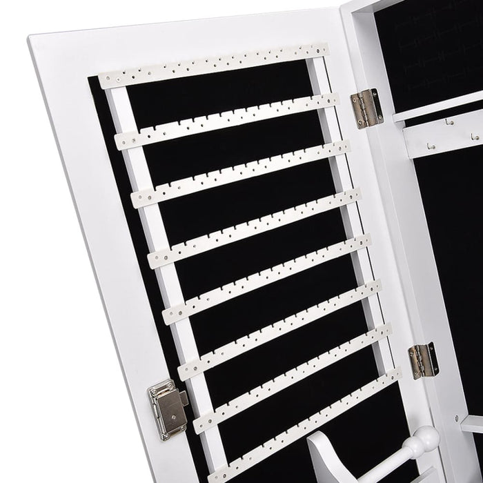 Mirror Jewellery Standing Cabinet Makeup Storage Jewelry