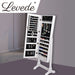 Mirror Jewellery Standing Cabinet Makeup Storage Jewelry