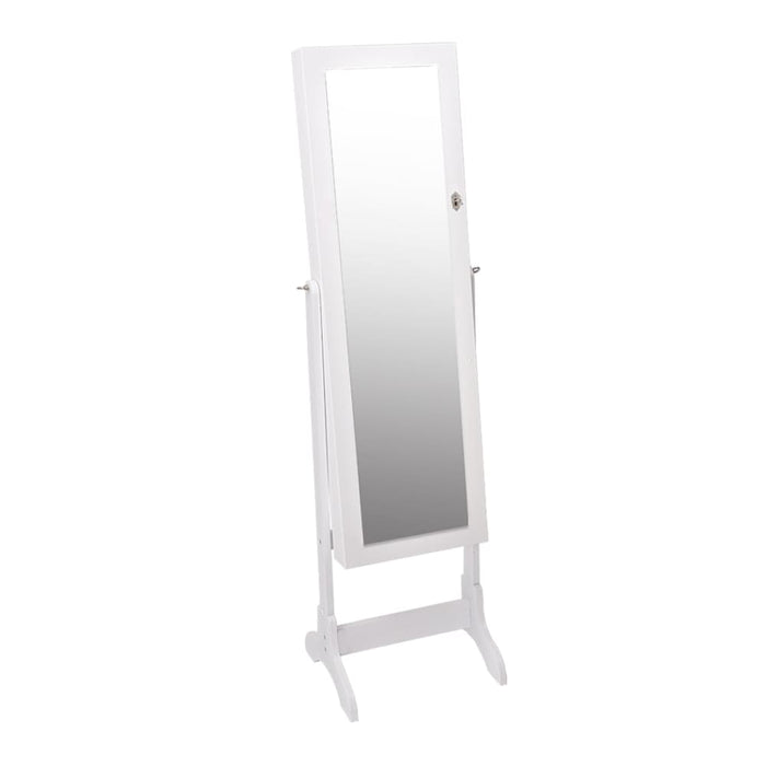 Mirror Jewellery Standing Cabinet Makeup Storage Jewelry