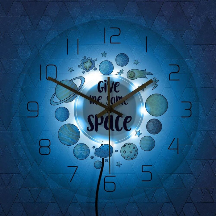 Modern Acrylic Printed Wall Clock