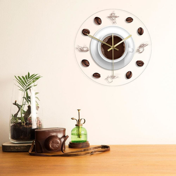Modern Acrylic Printed Wall Clock