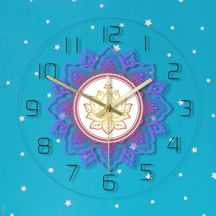 Modern Acrylic Printed Wall Clock