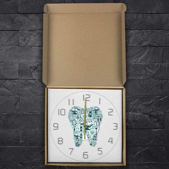 Modern Acrylic Printed Wall Clock