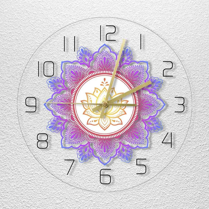 Modern Acrylic Printed Wall Clock