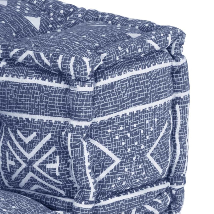 Modular Pouffe Indigo Fabric Xniibo