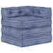Modular Pouffe Indigo Fabric Xniibo