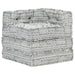 Modular Pouffe Light Grey Fabric Xniibb