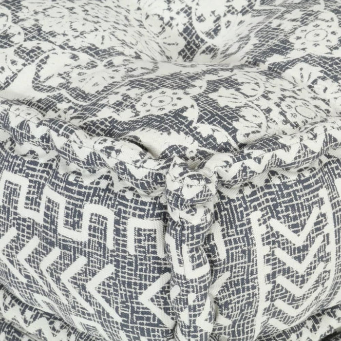 Modular Pouffe Light Grey Fabric Xniibb