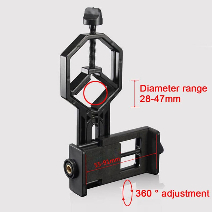 Monocular Phone Holder With Multifunction Clip