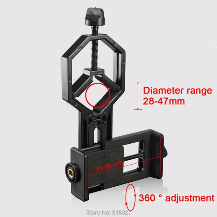 Monocular Phone Holder With Multifunction Clip