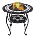 Mosaic Fire Pit Table Black and Whiteceramic Alixp
