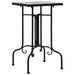 Mosaic Side Table Black and White Ceramic Alioo
