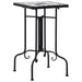 Mosaic Side Table Black and White Ceramic Alioo