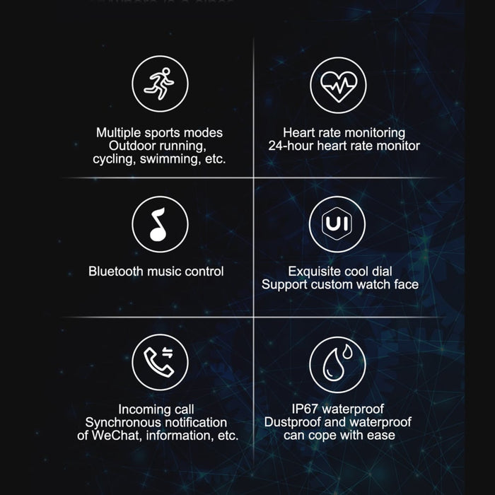 Multi Function Smartwatch Wireless Touch Screen All In One -