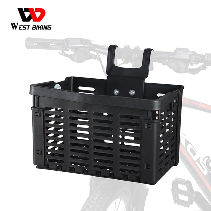 Multi - functional Foldable Bicycle Front Basket