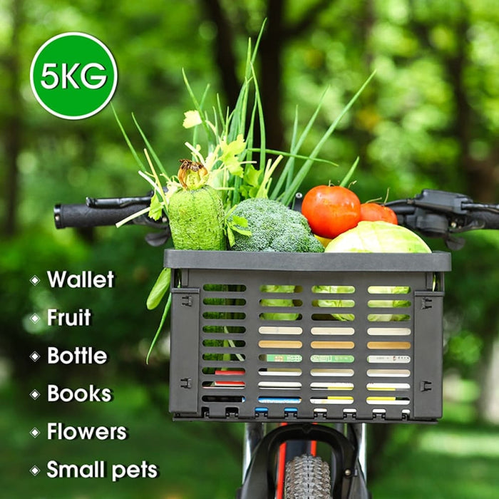Multi - functional Foldable Bicycle Front Basket