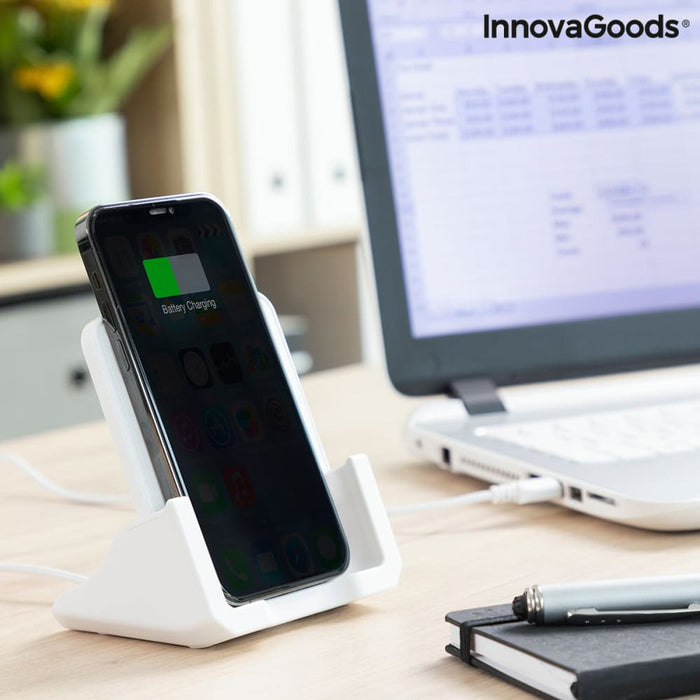 Multi - position Wireless Charger With Support Base Pomchar